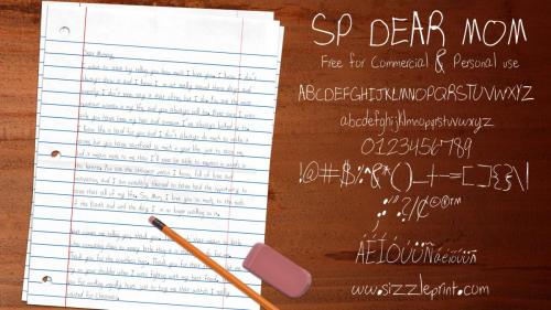 SP Dear Mom Font
