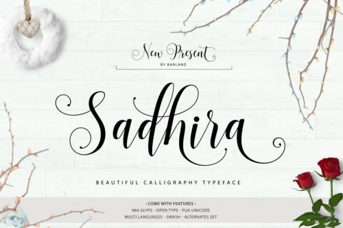 Sadhira Script Font