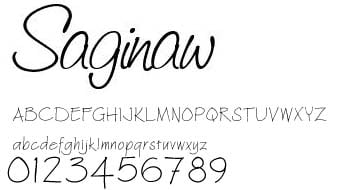 Saginaw Font