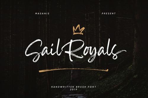 Sail Royals Brush Font