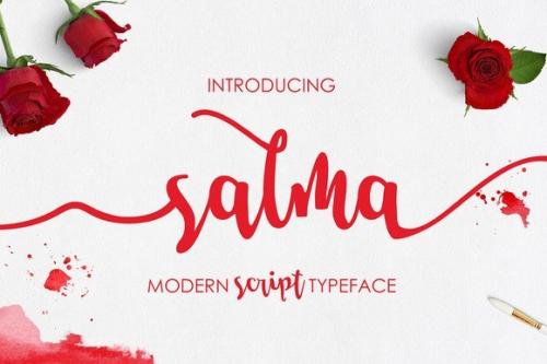 Salma Script Typeface Font