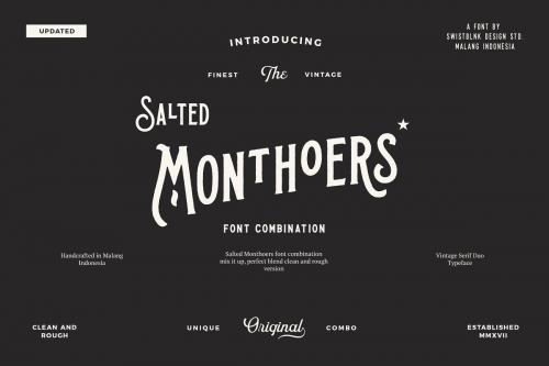 Salted Monthoers Font