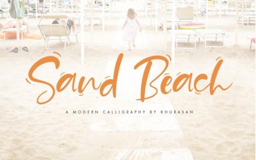Sand Beach Script Font