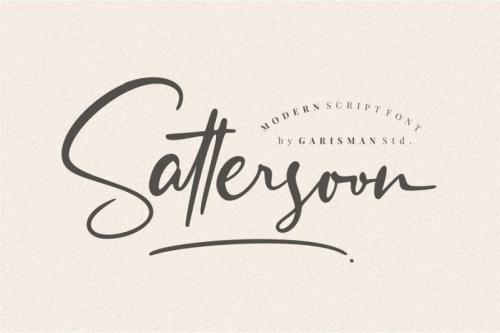 Sattersoon Script Font