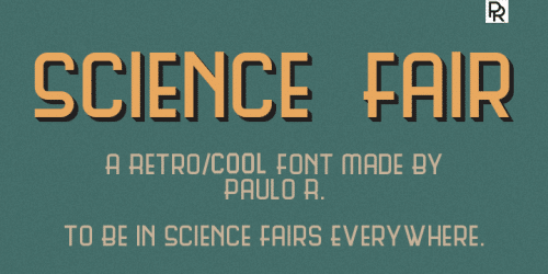 Science Fair Font