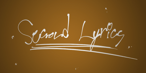 Second Lyrics Font
