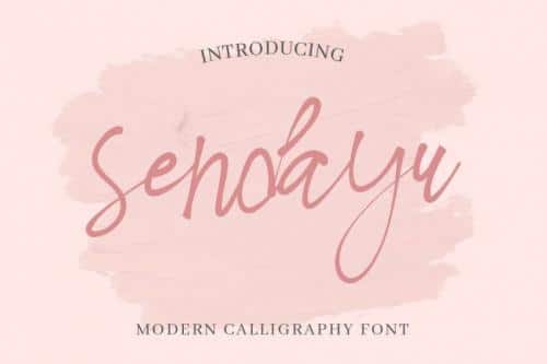 Sendayu Script Font