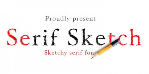 Serif Sketch Sans Serif Font
