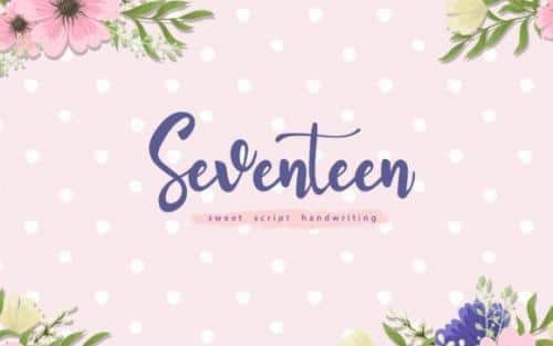 Seventeen Brush Font