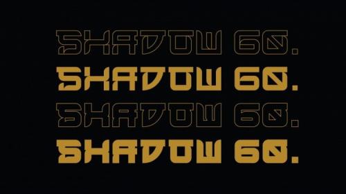 Shadow Display Font