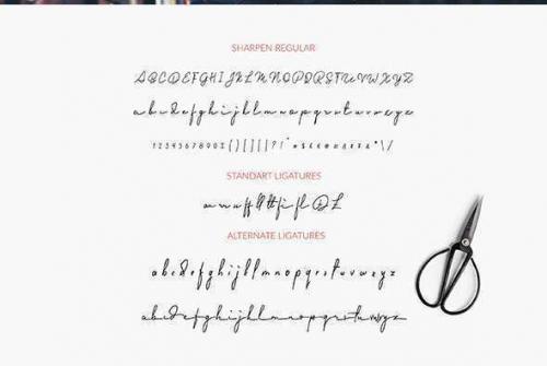 Sharpen Handwriting Font Free Download