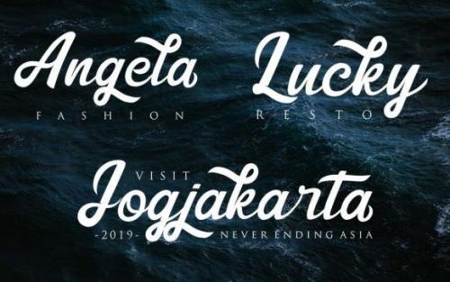 Shining Times Calligraphy Font