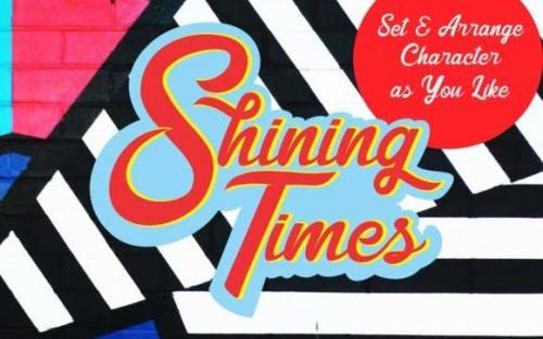 Shining Times Calligraphy Font