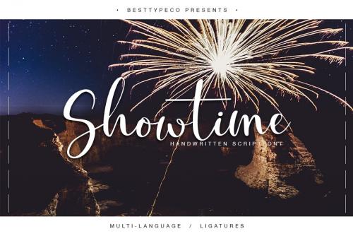 Showtime Script Font