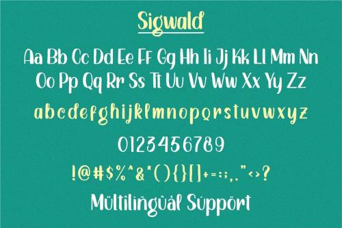 Sigwald Handdrawn Font