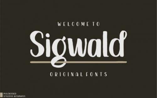 Sigwald Handdrawn Font