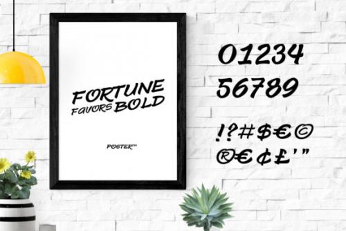Silkystring Brush Font