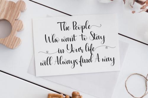 Simple Calligraphy Font