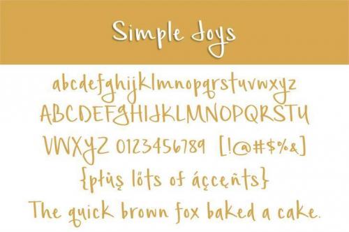 Simple Joys Font Free