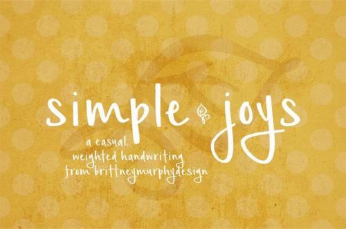 Simple Joys Font Free