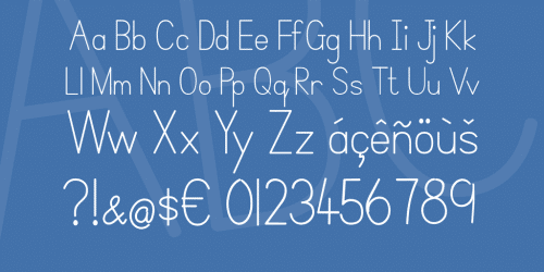 Simple Print Font
