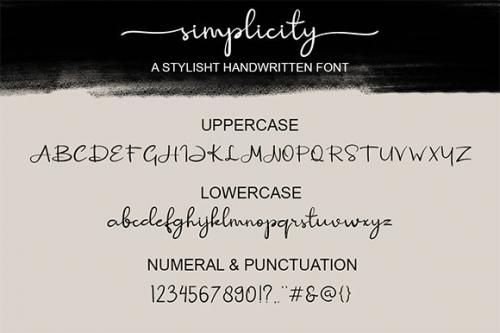 Simplicity Font Family