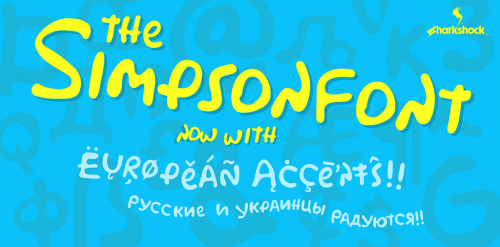 Simpsonfont Font