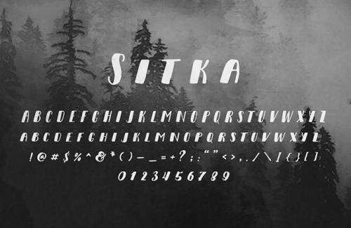 Sitka Brush Font