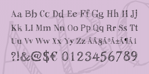 Sketch Fine Serif Font