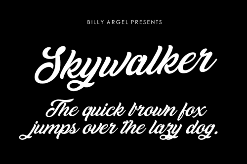 Skywalker Script Font