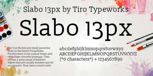 Slabo px Font