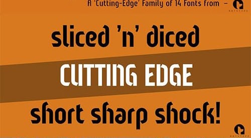 Sliced Font Family
