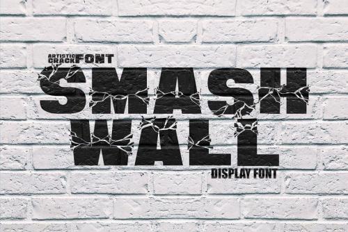 Smash Wall Display Font