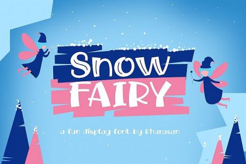 Snow Fairy Cartoon Font
