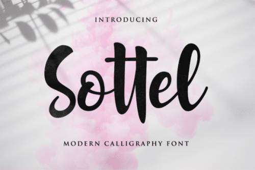 Sottel Bold Calligraphy Font