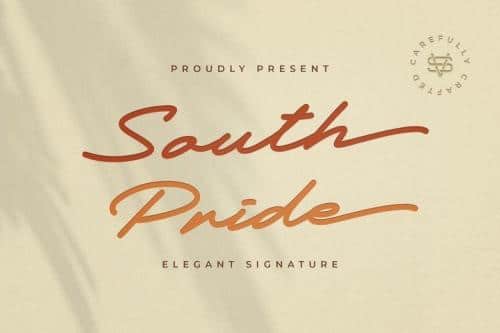 South Pride Script Font