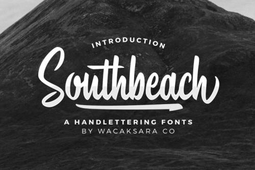 Southbeach Brush Font