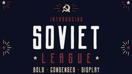 Soviet League Typeface
