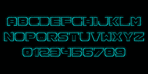 Spac Neon Font