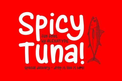 Spicy Tuna Sans Serif Font