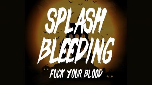 Splash Bleeding Brush Font