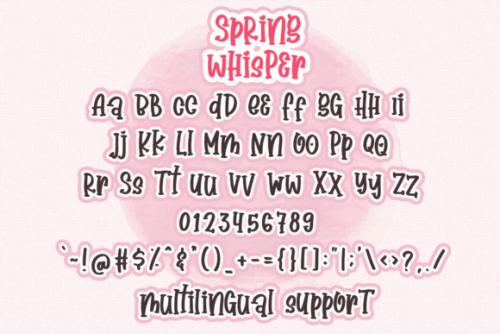 Spring Whisper Script Font
