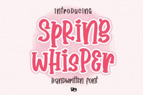 Spring Whisper Script Font