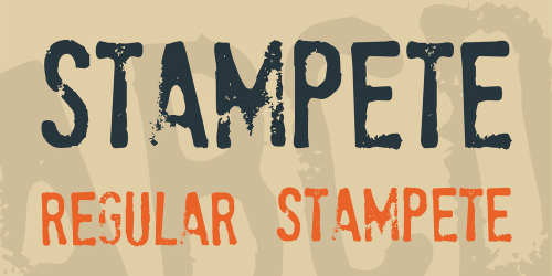 Stampete Font