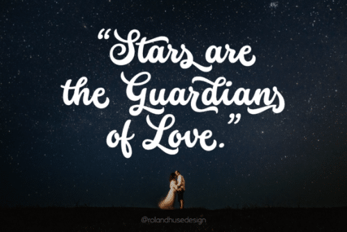 Stars Love Script Font