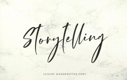 Storytelling Handwritten Font