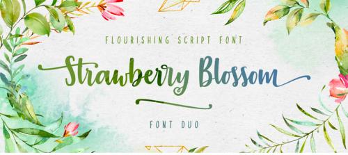 Strawberry Blossom Font