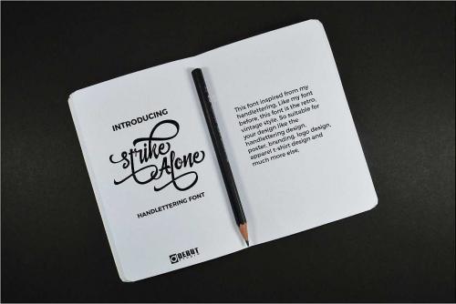 Strike Alone Script Font Free Download