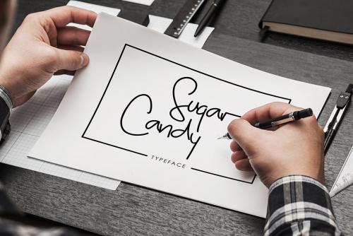 Sugar Candy Signature Font