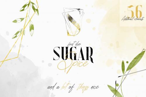 Sugar Spice Font Duo